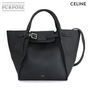 Celine Bag Long Strap Hand Shoulder Leather Beige